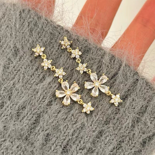 The Crystal Flora Dangle Earrings