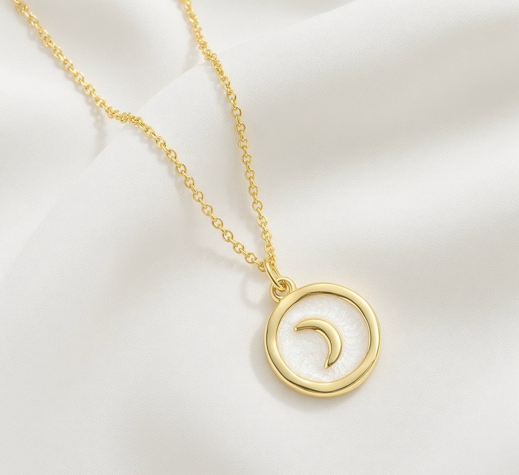 The Retro Moon Necklaces