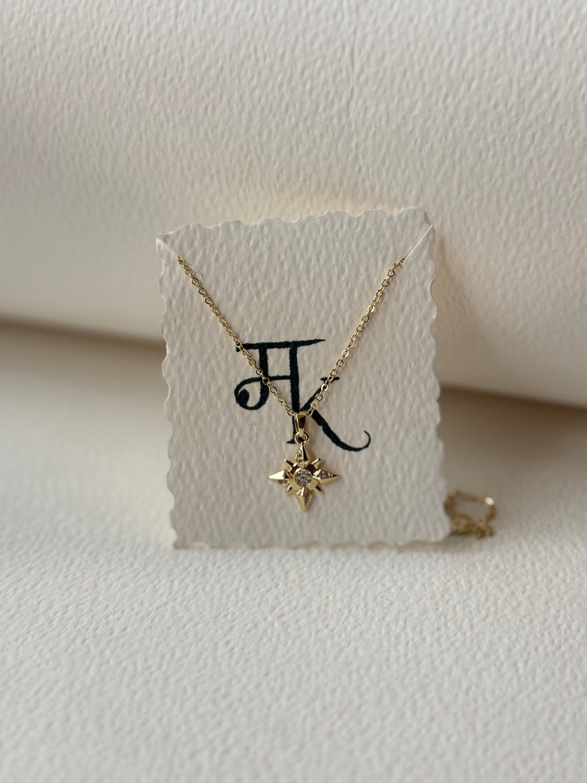The Celestial North Star Necklace (Golden)