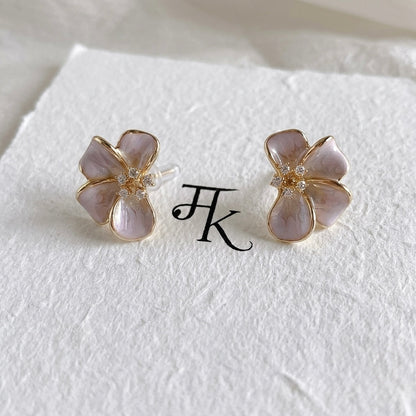 The Blush Flora Earrings