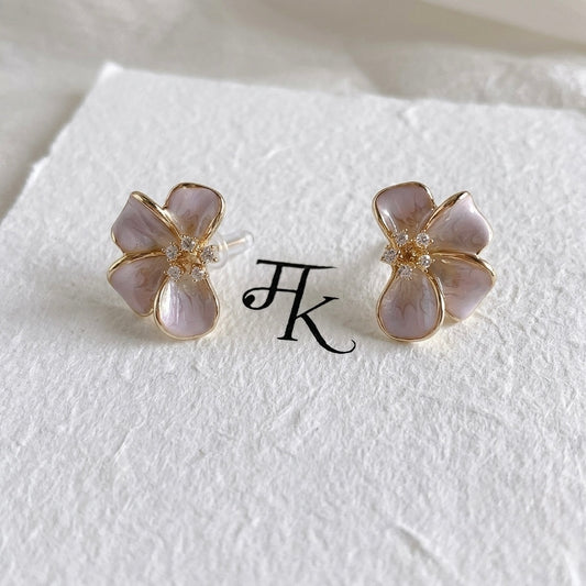 The Blush Flora Earrings