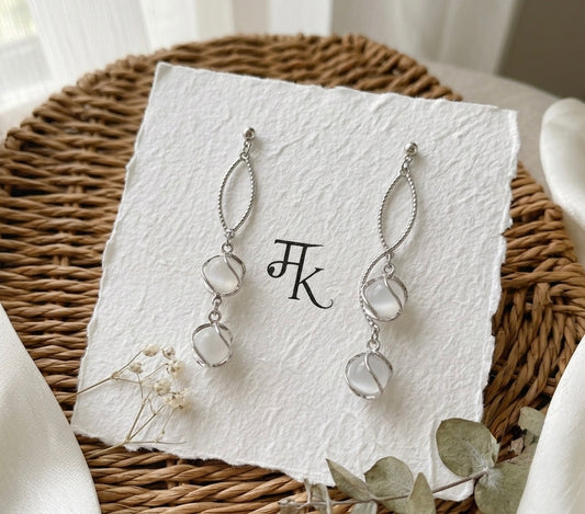 The Luminous Orbit Drop Earrings