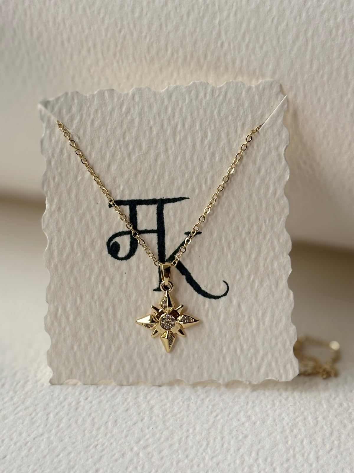 The Celestial North Star Necklace (Golden)