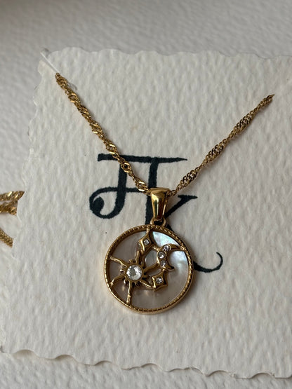 The Vintage Bloom Medallion Necklace