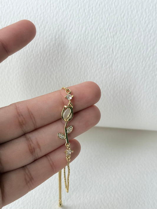 The Opalescent Tulip Bracelet
