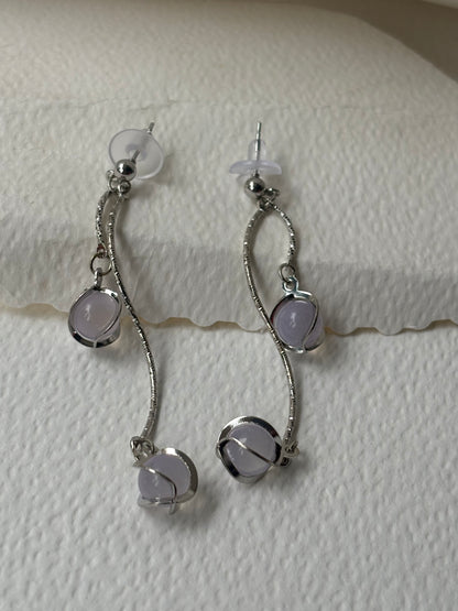 The Luminous Orbit Drop Earrings
