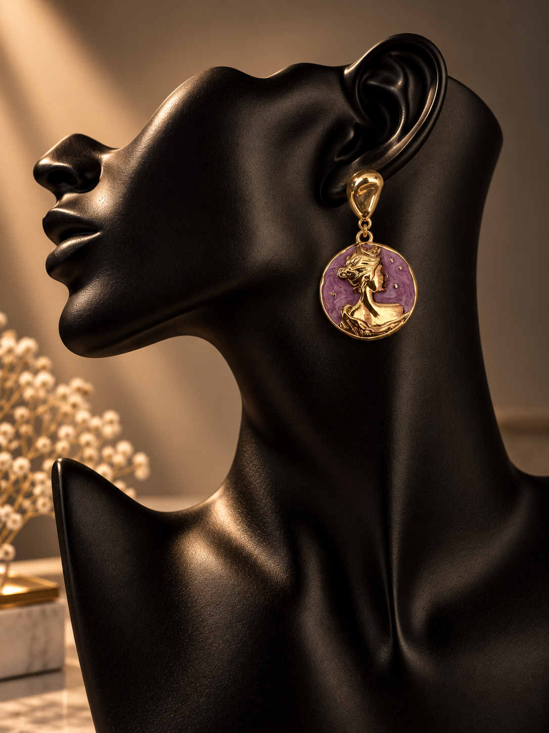 The Vintage Cameo Portrait Drops