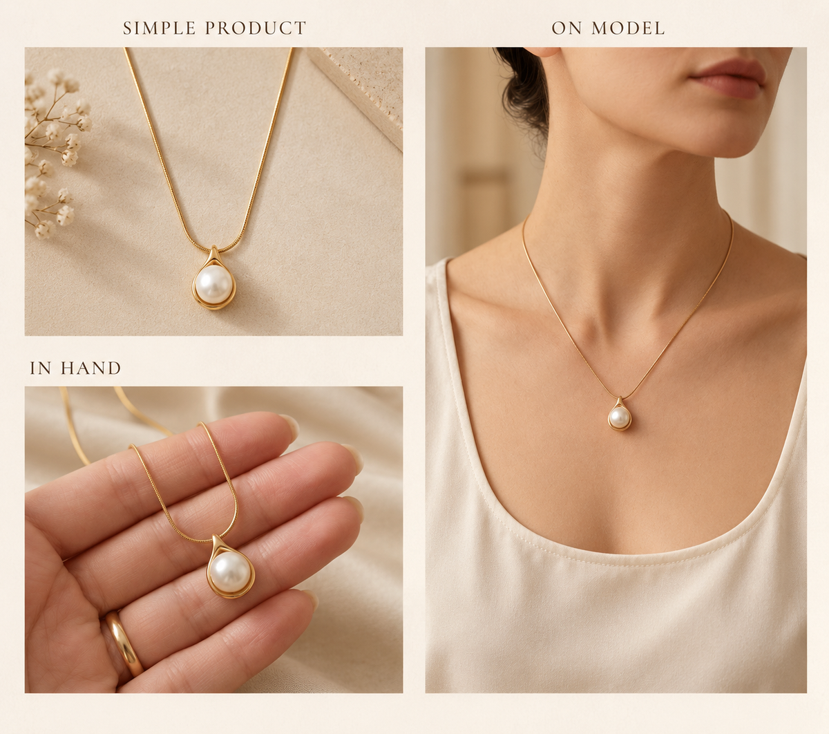The Solis Teardrop Necklace