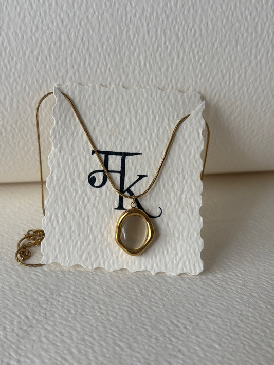 The Amber Glow Melted Pendant