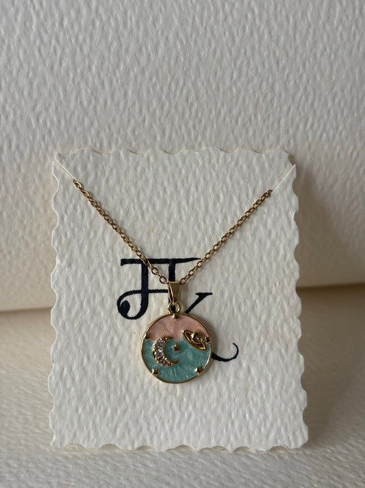 The Cosmic Dusk Medallion Necklace