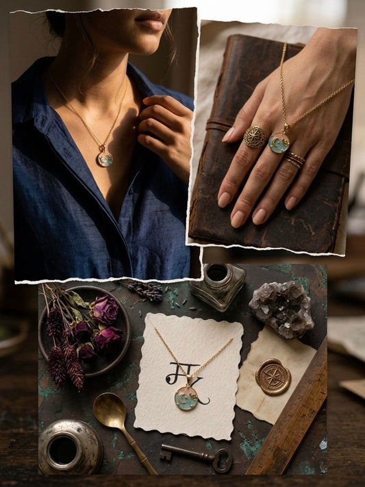 The Cosmic Dusk Medallion Necklace