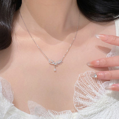 The Crystal Bow & Branch Choker