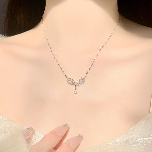 The Crystal Bow & Branch Choker