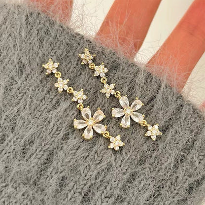 The Crystal Flora Dangle Earrings