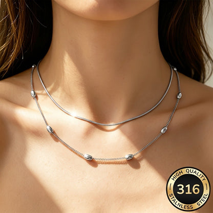 The Dual-Layer Capsule Necklace