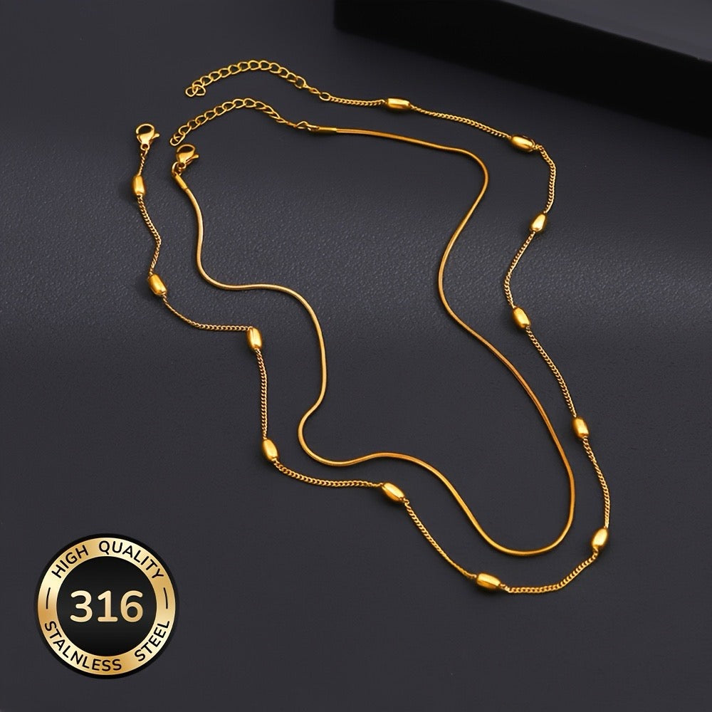 The Dual-Layer Capsule Necklace