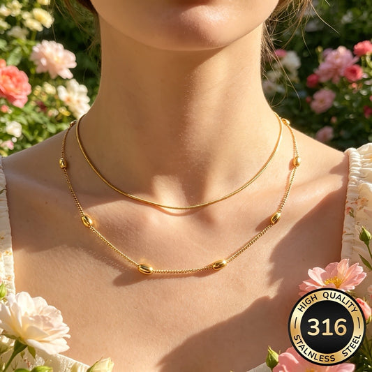 The Dual-Layer Capsule Necklace