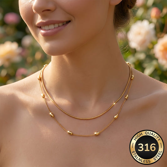The Dual-Layer Capsule Necklace
