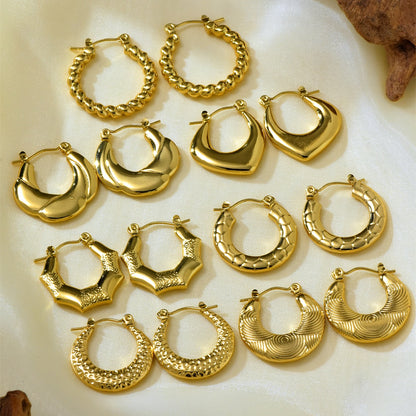 The Essential Textured Hoop Wardrobe