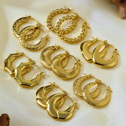 The Essential Textured Hoop Wardrobe