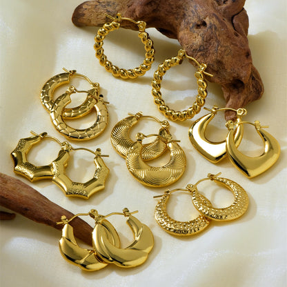 The Essential Textured Hoop Wardrobe