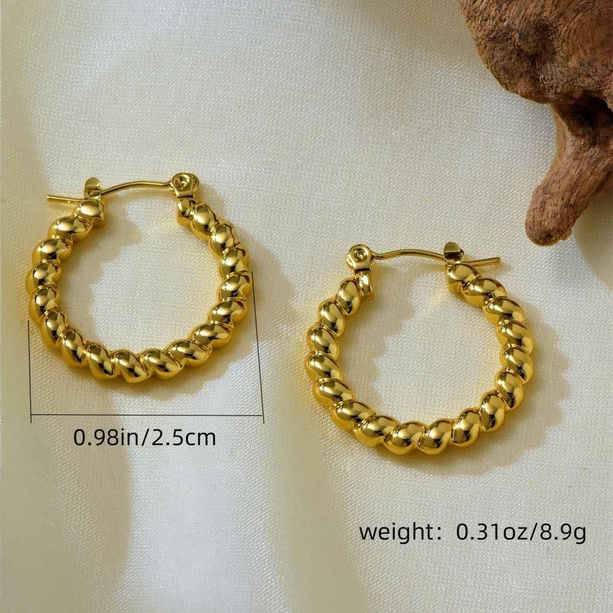 The Essential Textured Hoop Wardrobe