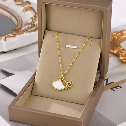 The Ginkgo Leaf Necklace