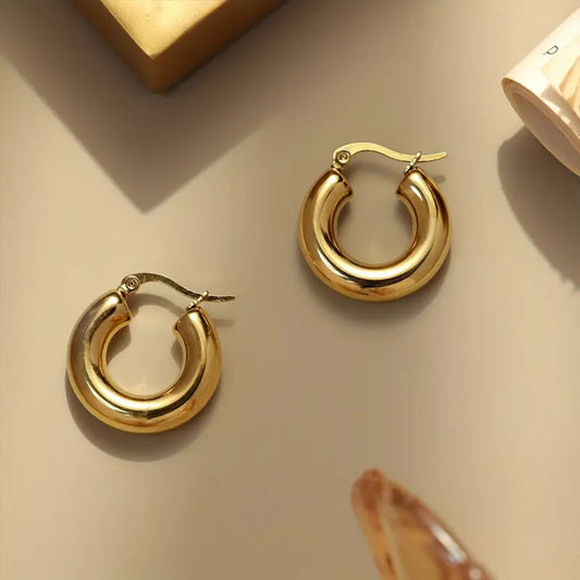 The Timeless Stainless Hoops