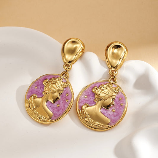 The Vintage Cameo Portrait Drops