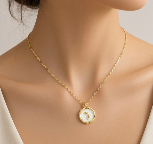 The Retro Moon Necklaces